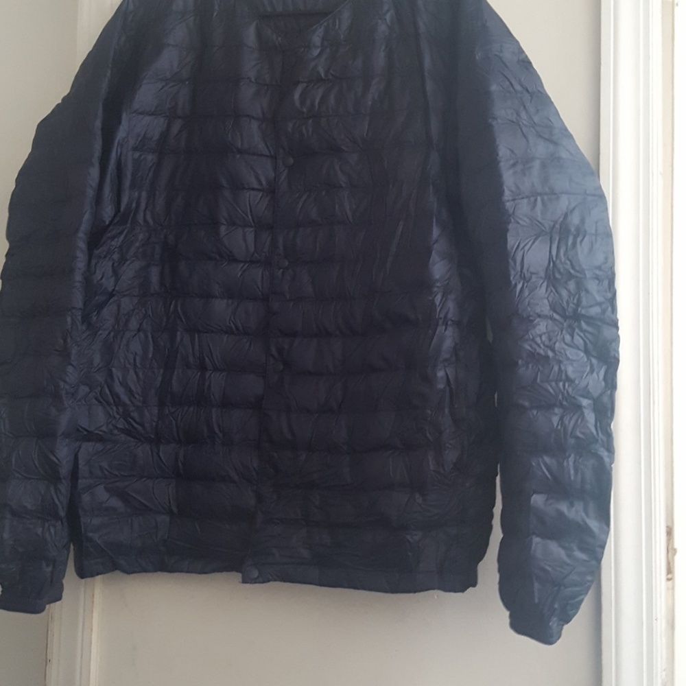 Navy Blue Ultra Light Down Jacket